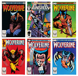 1960s-1990s Marvel/Independent Comics (63) with 1982 Frank Miller Wolverine Set (4)