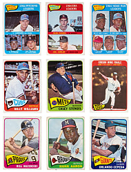 1965 Topps Starter Set (217/598) with (8) Hall of Famers Including Hank Aaron