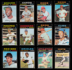 1971 Topps Collection (450+) with (42) Hall of Famers, (50) High Numbers & (132) Semi-High Numbers