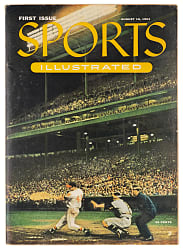 1954 Sports Illustrated Volume 1, #1 First Issue with Topps Cards Foldout