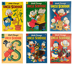 1951-1979 Dell/Gold Key Disney Comics (75) with Uncle Scrooge, Christmas Parade & Donald Duck