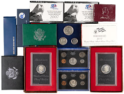 1959-2007 U.S. Mint Packaged Coins Sets and Singles (140)