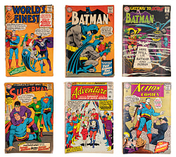 1960s DC Superman & Batman Comic Books (35) with Batman #200