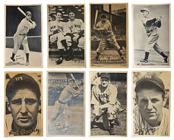 1936 R313 National Chicle Fine Pens & R314 Goudey Wide Pens Collection (42) with (10) Hall of Famers Including (2) Hank Greenberg
