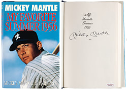 1991 Mickey Mantle Signed "My Favorite Summer 1956" Book with Full JSA LOA