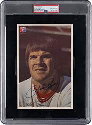 Signed 1976 Kroger Cincinnati Reds Pete Rose - PSA/DNA - 1 of 1!