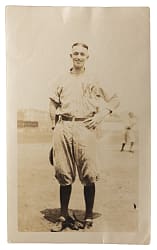 1921 Gabby Hartnett Worcester Boosters Photograph
