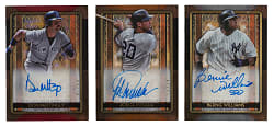 2020 Topps Tribute Iconic Perspectives Certified Autograph Collection (7) Different with (3) Posada, (3) B. Williams & Mattingly