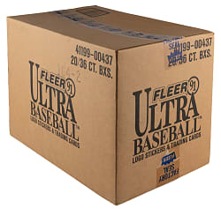 1991 Fleer Ultra Unopened Wax Case (36 Count)