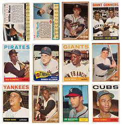 1960-1965 Hall of Fame & Star Card Collection (42) with (37) Hall of Famers including Clemente, Koufax, Mantle & Mays
