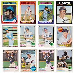 1966-1979 Hall of Fame & Star Card Collection (68) with (48) Hall of Famers Including Aaron, Mantle, Mays & Rookies