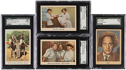 1959 Fleer The Three Stooges SGC Graded Starter Set (13) with #3 Larry NM 7, (2) MINT 9 & (7) NM/MT+ 8.5