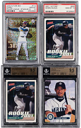 2000-2001 Ichiro Suzuki Rookie PSA GEM MINT 10 & BGS GEM MINT 9.5 Quartet with 2000 Future Bee & 2001 Keebler