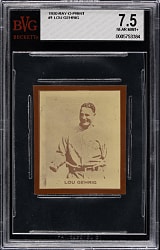 1930 Ray-O-Print #1 Lou Gehrig BVG NM+ 7.5