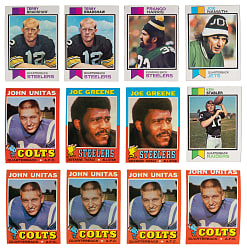 1970-1973 Topps Football Collection (1,250+) with (175+) Hall of Famers - Loaded!