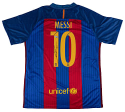 2016 Lionel Messi Signed Barcelona Jersey with Fanatics COA