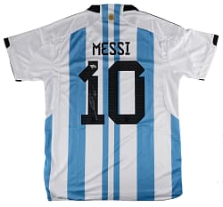 Lionel Messi Signed Argentina National Team Jersey with Fanatics COA