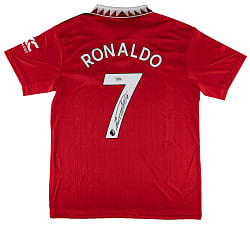 2022-2023 Cristiano Ronaldo Signed Manchester United Jersey with Fanatics COA