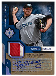 2005 Upper Deck Ultimate Collection Ultimate Hurlers Roy Halladay Certified Autograph/Game-Used Jersey #8/10