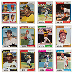 1974 Topps High-Grade Complete Set (660) Plus Traded Set (44) & Washington Variations Set (15)