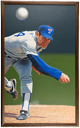 Nolan Ryan Original Painting by Arthur K. Miller