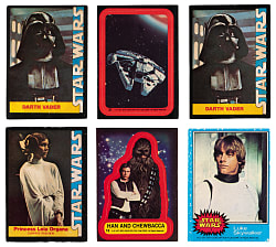 1977-1983 Star Wars Collection (72) with "Rookie Cards" Including Topps #1 Luke Skywalker