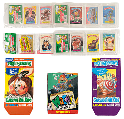 1940s-1990s Non-Sport Humor Card Collection with Wacky Packages Boxes & Garbage Pail Kids Rack Packs