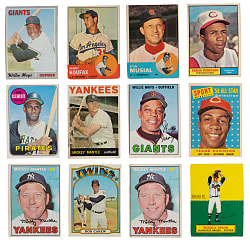 1951-1979 Baseball Shoebox Collection (494) with (150+) Hall of Famers Including Mickey Mantle & Willie Mays
