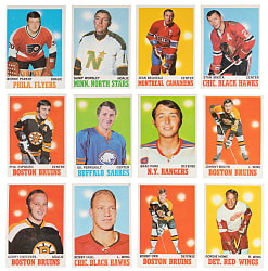 1970-1971 Topps Hockey Near Complete Set (109/132) with Most Keys