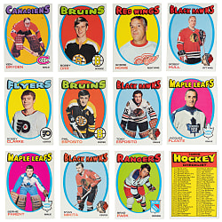 1971-1972 Topps Hockey Complete Set (132) - Clean!