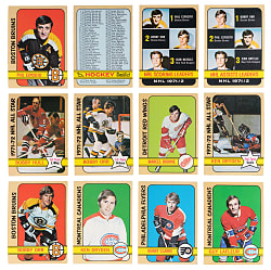 1972-1973 Topps Hockey Complete Set (176) - Clean!