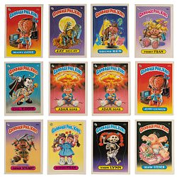 1985 Topps Garbage Pail Kids Series 1 & 2 Collection (441) with (2) #8a Adam Bomb, Series 2 Set (85) Plus (131) Assorted Later Series