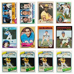 1970-1987 Multi-Sport Superstar Rookie Collection (21) with (14) Hall of Famers Including (4) 1980 Topps #482 Rickey Henderson