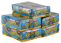 1989 Topps Teenage Mutant Ninja Turtles Unopened Wax Boxes (5) - All BBCE