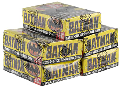 1989 Topps Batman Series 2 Unopened Wax Boxes (5) with Original Display Case - All BBCE
