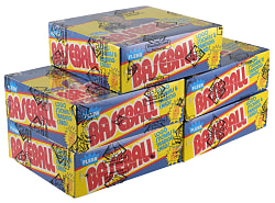 1989 Fleer Unopened Cello Boxes (5) with Original Retail Display Case - Each BBCE