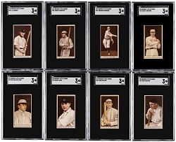 1912 T207 Brown Background SGC VG 3 Graded Starter Set (24) with Shortprints