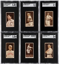 1912 T207 Brown Background SGC Graded Starter Set (21) Plus (2) Dupes - (23) Total Cards with Bresnahan, Cicotte & McKechnie