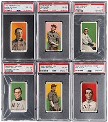 1909-1911 T206 White Border PSA VG-EX 4 Graded Collection (9)