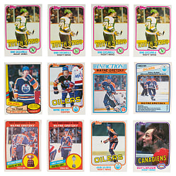 1980s-1990s Hockey Shoebox Collection (1,000+) with Many Stars & Rookies with (83) Wayne Gretzky Including Several Early 1980s