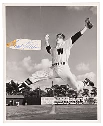 Harmon Killebrew Signature and Photograph Collection (6) with 1955 Rookie Year Wingfield Photograph & Rookie Era Cut Signature