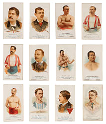 1888 N28 Allen & Ginter World's Champions Partial Set (30/50) with Bob Caruthers & Several Pugilists