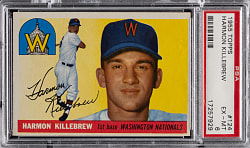 1955 Topps #124 Harmon Killebrew Rookie PSA EX-MT 6
