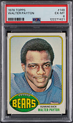 1976 Topps Football #148 Walter Payton Rookie PSA EX-MT 6