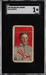 1909 E95 Philadelphia Caramel Ed Cicotte SGC POOR 1