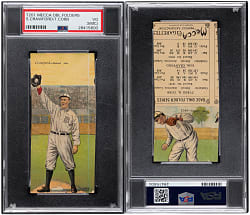 1911 T201 Mecca Double Folders Ty Cobb/Sam Crawford PSA VG 3 (mc)