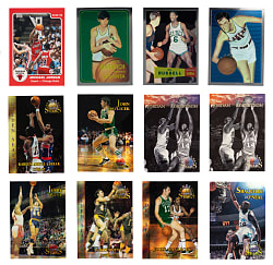 1996 Topps NBA Stars Collection (212) with Imagine Set, Atomic Refractors, Refractors, (3) Jordan & Shaq Refractor