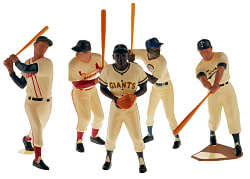 1958-1962 Hartland Statues Collection (5) with Willie Mays & Ted Williams