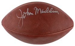 John Madden Single-Signed Wilson NFL Football