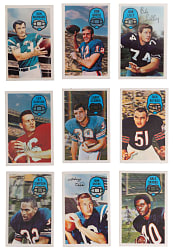 1970 Kellogg's Football Complete Set (60) - Sharp!